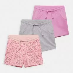 Friboo SOLID SPORT 3 PACK - Shorts - Grey - 102_pink - 402_purple - 404, Kinder