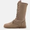 Friboo LEATHER - Schnürstiefel - Taupe, Kinder -Friboo Verkäufe 1c73e0eb284049c08bd8fddfa4060082