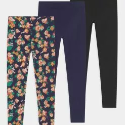 Friboo BASIC GIRLS 3 PACK - Leggings - Hosen - Multi-coloured, Kinder