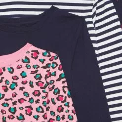 Friboo 4 PACK - Langarmshirt - Pink/dark Blue, Kinder -Friboo Verkäufe 2de20cfa5d1347459070dfd3626b4055