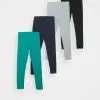 Friboo 4 PACK - Leggings - Hosen - Turquoise/black/light Grey, Kinder -Friboo Verkäufe 322bd5aba0964735871731a7a55235b9