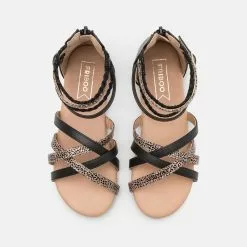 Friboo Riemensandalette - Black, Kinder -Friboo Verkäufe 3d8bbf4bb7f54b159f10b22022704287