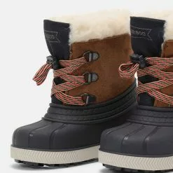 Friboo LEATHER UNISEX - Snowboot/Winterstiefel - Cognac, Kinder -Friboo Verkäufe 5c7b688527b34522900df05f24ab90a4