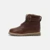Friboo LEATHER - Schnürstiefelette - Dark Brown, Kinder -Friboo Verkäufe 5d0161f433074b1bb75ab9149d98b4f5