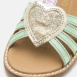 Friboo LEATHER - Riemensandalette - Gold, Kinder -Friboo Verkäufe 5f762f6c60ca44e5b34d82337cbfa38c
