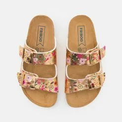Friboo Pantolette Flach - Gold, Kinder -Friboo Verkäufe 69434aab0ec14c54a98357063f98a681