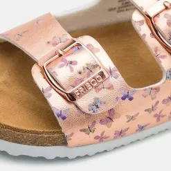 Friboo Pantolette Flach - Rose Gold-coloured, Kinder -Friboo Verkäufe 698f49d61a3945b6af92f05428779c4c