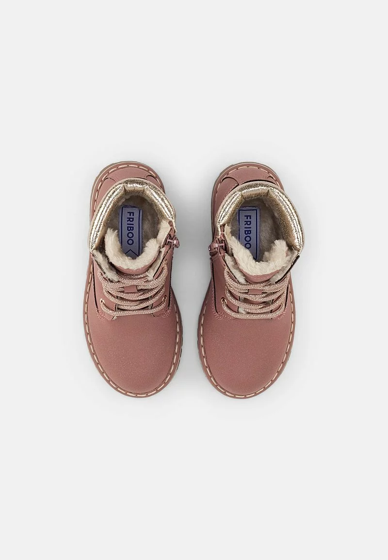Friboo BOOTIES - Schnürstiefelette - Pink, Kinder 6 Friboo BOOTIES - Schnürstiefelette - Pink, Kinder – Bild 4
