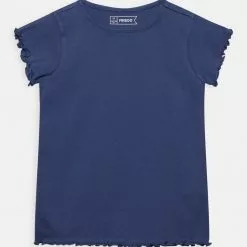 Friboo 3 PACK GIRL RIB TEE - T-Shirt Basic - 401 - Light Pink_102 - Grey_503 - Dark Blue, Kinder -Friboo Verkäufe 74dba1cb745344d496b6f218fb47ec97