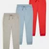 Friboo 3 PACK BASIC BOYS SWEATPANTS - Jogginghose - Grey, Blue, Red, Kinder -Friboo Verkäufe 7d7bafce63a94070ae53b10e75a75620