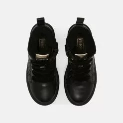 Friboo LEATHER - Schnürstiefelette - Black, Kinder -Friboo Verkäufe 8178fd9cd4124eb79f2dae20b0cde83e