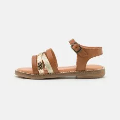 Friboo LEATHER - Riemensandalette - Cognac, Kinder