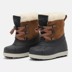Friboo LEATHER UNISEX - Snowboot/Winterstiefel - Cognac, Kinder -Friboo Verkäufe 880f0e6c00174793914fec5ad9789e1d