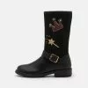 Friboo Cowboy-/Bikerboot - Black, Kinder -Friboo Verkäufe 9044d7d69ad944a1bb686c3e71c4ea45
