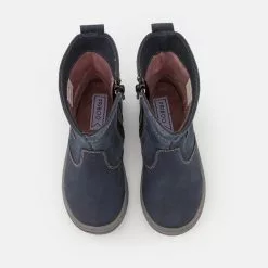 Friboo LEATHER - Stiefel - Blue-grey, Kinder -Friboo Verkäufe 9b1ad65a7fd440248d1bb0f5d97661d3