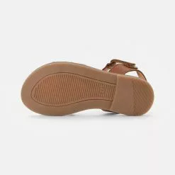 Friboo LEATHER SANDALS - Riemensandalette - Cognac, Kinder -Friboo Verkäufe a7a1a62286104286bfc2dfa888d95c67