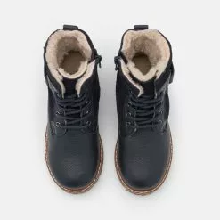 Friboo LEATHER - Schnürstiefelette - Dark Blue, Kinder -Friboo Verkäufe b1075b577a0c4f17987c340e57f3d96c