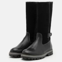 Friboo LEATHER - Stiefel - Black, Kinder -Friboo Verkäufe b13a4f3576ca46ccafe347036c607356