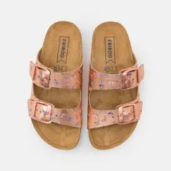 Friboo Pantolette Flach - Rose Gold, Kinder -Friboo Verkäufe b788515a60d64e0e8949790626f79742