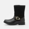 Friboo LEATHER - Stiefel - Black, Kinder -Friboo Verkäufe c7ee04d4bd9442878cee21d243960817