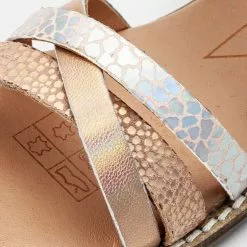 Friboo LEATHER SANDALS - Riemensandalette - Rose Gold Coloured, Kinder -Friboo Verkäufe cd717287fbc349b597fb8a8936304e4d