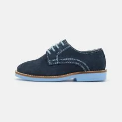 Friboo LEATHER - Sportlicher Schnürer - Dark Blue, Kinder