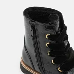 Friboo LEATHER - Schnürstiefelette - Black, Kinder -Friboo Verkäufe e7b98459d0804c45a204ca1fc7709682