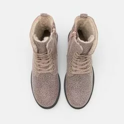 Friboo LEATHER - Schnürstiefelette - Pink, Kinder -Friboo Verkäufe ebd8edd3224549a78516cd6604f230b5