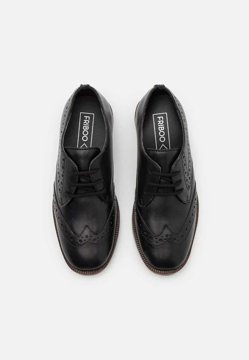 Friboo LEATHER - Schnürer - Black, Kinder 6 Friboo LEATHER - Schnürer - Black, Kinder – Bild 4