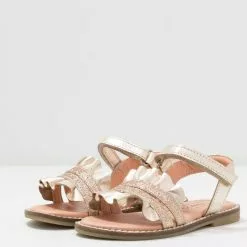 Friboo LEATHER - Riemensandalette - Gold, Kinder -Friboo Verkäufe f4dfba08f05043db8a509f7e7149a46d