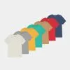 Friboo BASIC BOY TEE 7 PACK - T-Shirt Basic - Multi-coloured/dark Blue/red, Kinder