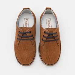Friboo LEATHER - Sportlicher Schnürer - Brown, Kinder -Friboo Verkäufe f9d5debc221c4c72bbe222beb3eb43b5